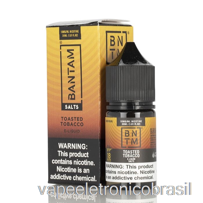 Vape Recarregável Sais De Tabaco Torrado - Bantam Vape - 30ml 36mg